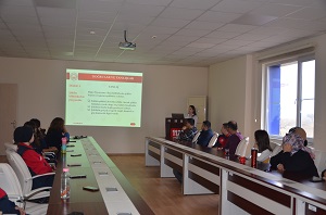 Aile ve Sosyal Hizmetler İl Müdürlüğü Şiddet Önleme ve İzleme Merkezi (ŞÖNİM) tarafından personelimize seminer verildi.