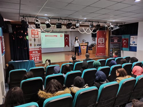 112 Acil Çağrı Merkezi Tanıtım Faaliyetleri