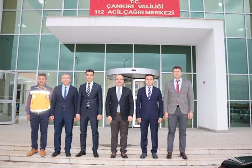 İzleme ve Değerlendirme Sistemi (İZDES) Heyeti 112 Acil Çağrı Merkezimizi Ziyaret Etti