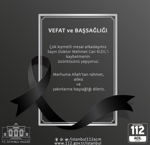Vefat ve Başsağlığı 