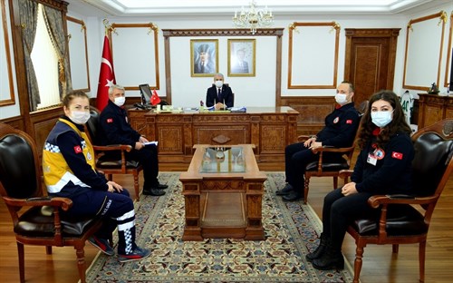 112 Günü Münasebetiyle Sayın Valimizi Ziyaret
