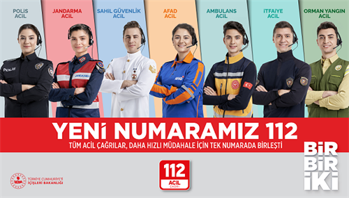 Tüm Acil Numaralar 112'de Toplandı