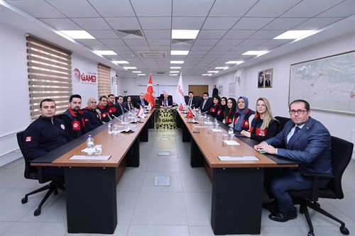 Sayın Valimiz Tuncay AKKOYUN  ve Beraberindeki Heyet Müdürlüğümüzü Ziyaret Ederek Personelin 112 Gününü Kutladılar