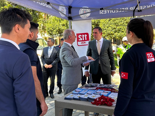 Trafik ve İlk Yardım Haftası’nda 112 Standına Yoğun İlgi