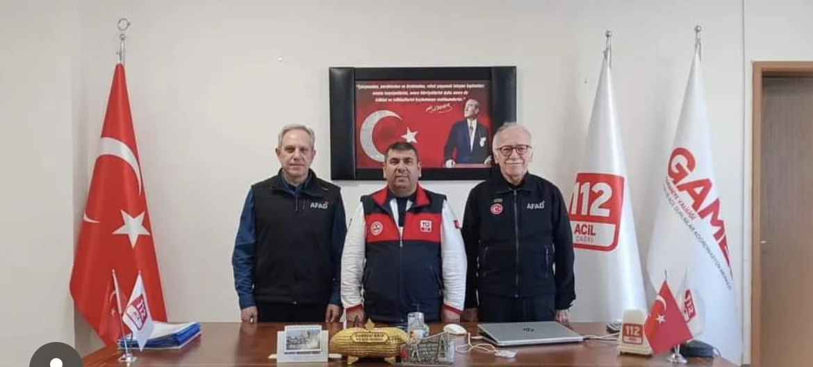 Çanakkale AFAD Müdürü İbrahim TARI ve Trabzon AFAD Müdürü Ömer KIRATLI Kurumumuzu Ziyaret Etti