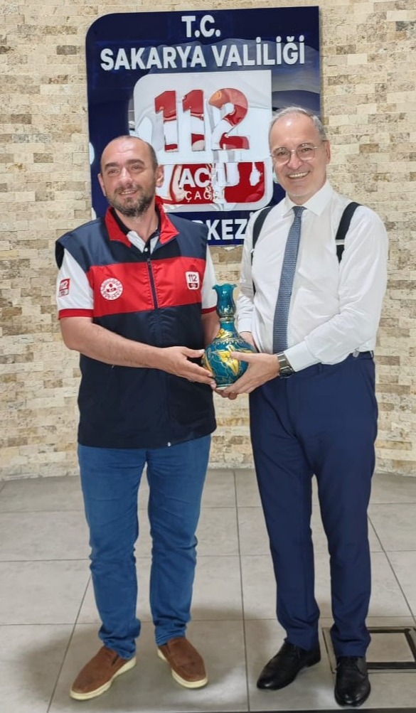 Vali Yardımcısı Ersin Emiroğlu’ndan 112 Acil Çağrı Merkezi’ne Veda Ziyareti