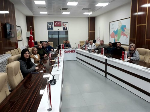Müdürlüğümüz iş ve işleyişi hakkında değerlendirme toplantısı yapıldı.